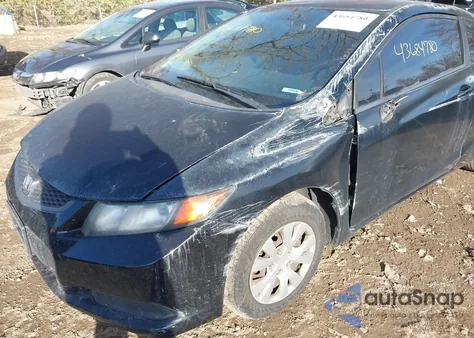 2012 Honda Civic Lx z USA, uszkodzony, nr VIN 2HGFG3B56CH511004